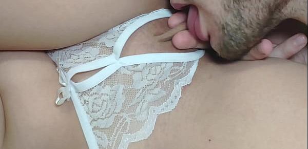  Homemade Licking a Gorgeous Pussy Through Panties
